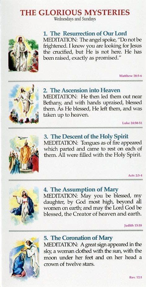 rosary guide wednesday mystery